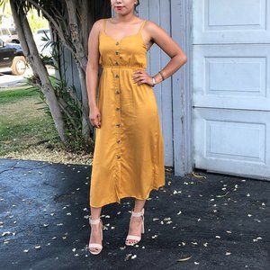 Yellow Medi Dress